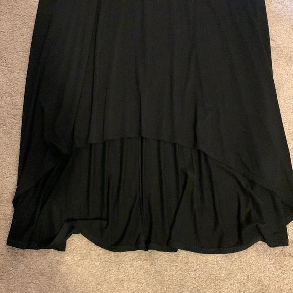 Beautiful Adrienne Vittadini long black cocktail dress!! - Picture 5 of 9